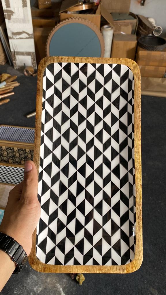 Epoxy Mango-Wood Tray 6