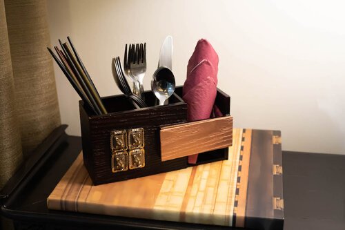 Cutlery stand and Napkin Holder 1