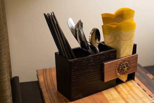Cutlery stand and Napkin Holder 2